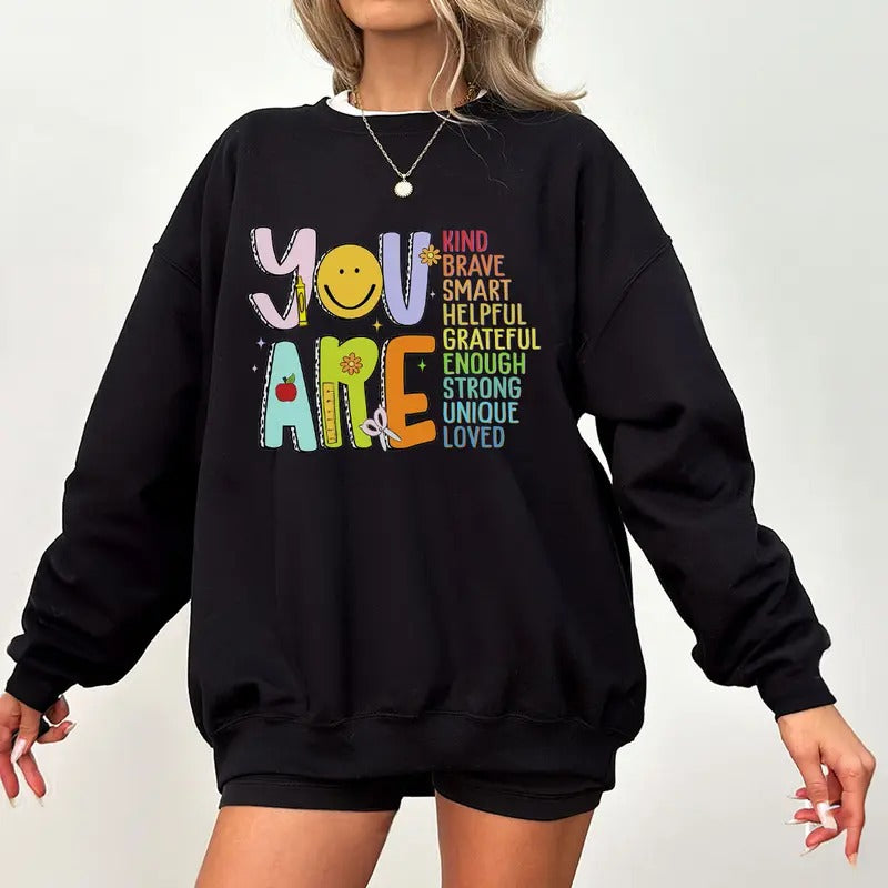 You are Kind Shirt, Teacher Shirt,Teacher Appreciation Gift, Retro Shirt for Teacher, Kindergarteen Teacher, Teacher...