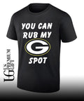 You can rub my Green Bay Packers Spot logo shirt