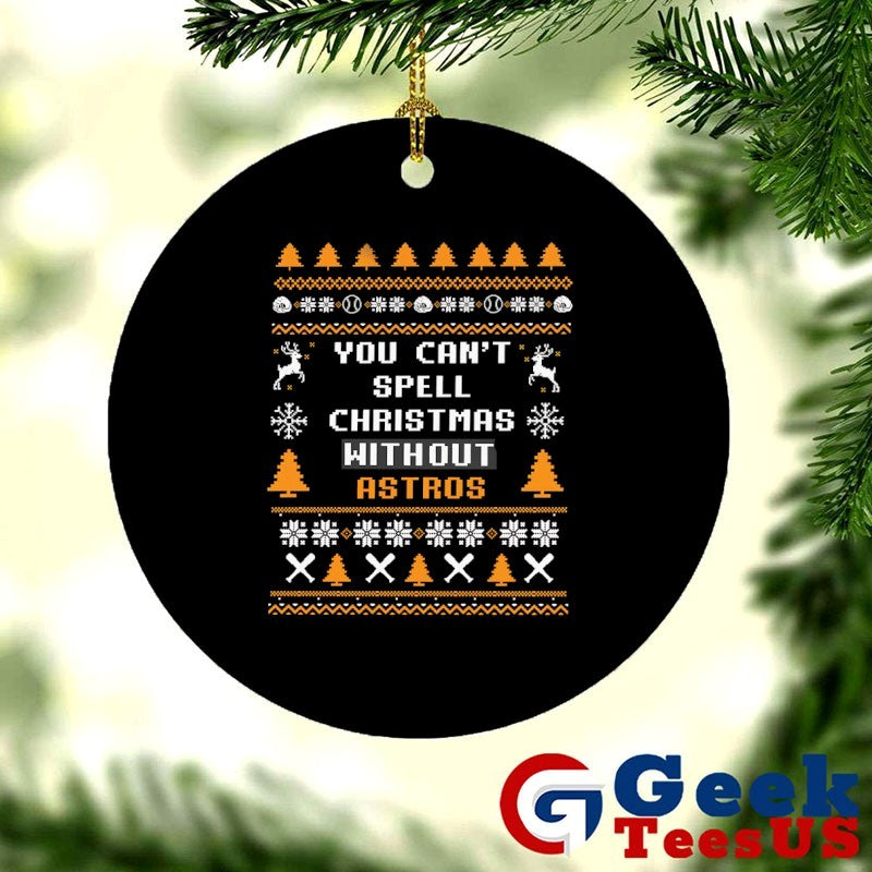 You can’t spell Christmas without Houston Astros MLB ugly Xmas 2025 shirt