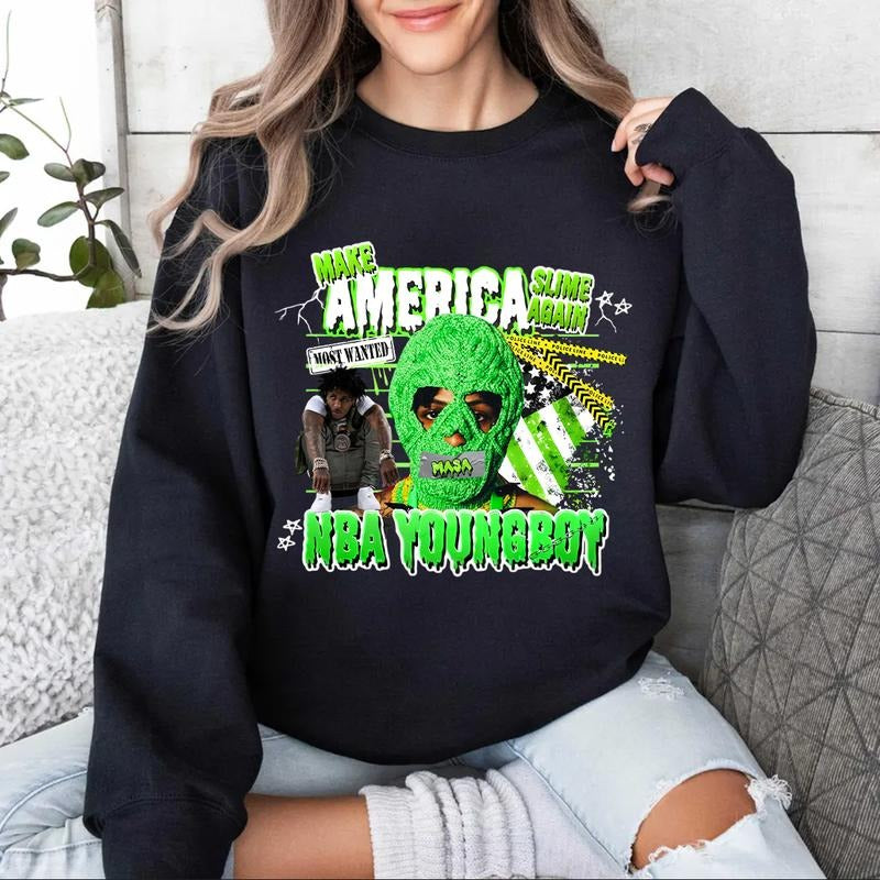 Youngboy Masa Tour 2025 Never Broke Again Rap T-shirt, Sweatshirt, Hoodie for Fans of Unisex Street Style | HypeDripTees.com