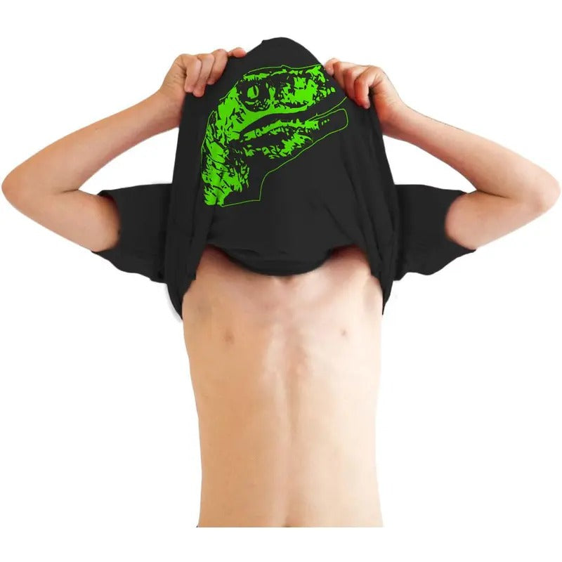 Youth Ask Me About My Raptor Flip T Shirt Dinosaur Funny Kids Cool Tee Funny T Shirts Dinosaur Tops for Kids Funny Flip...