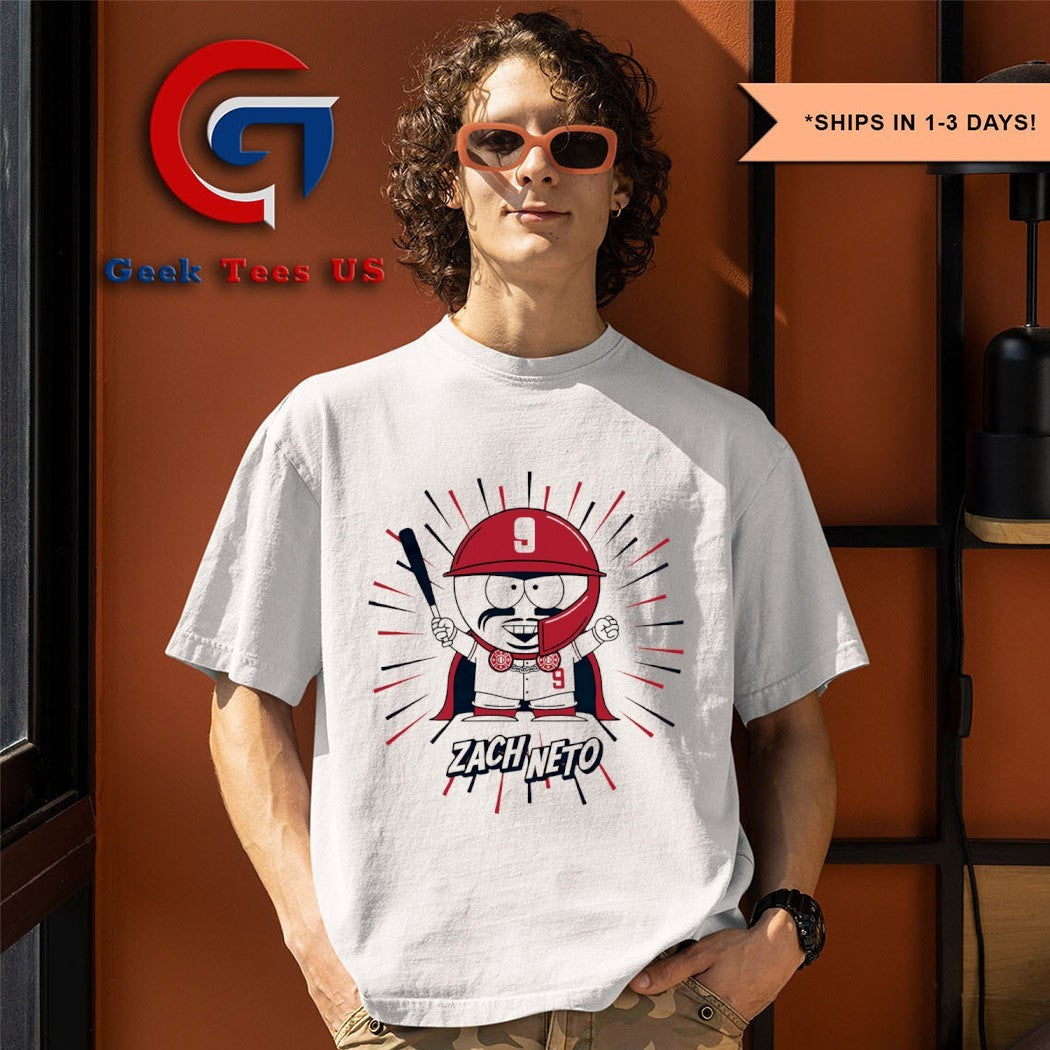 Zach Neto Professor Chaos South Park shirt