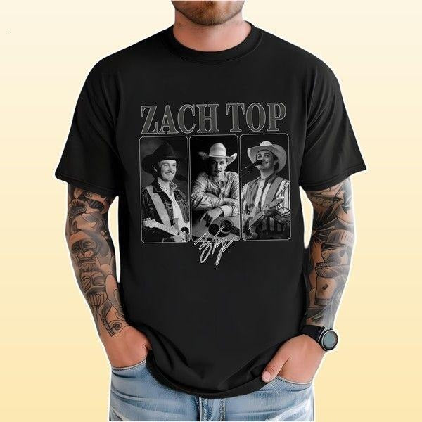 Zach Top Music Tour Unisex T-shirt Cotton And Machine Washable Customizable Graphic Hoodie, Sweatshirt | HypeDripTees.com