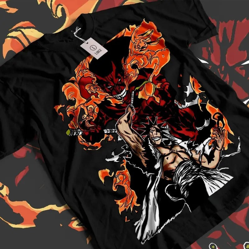 Zaraki Kenpachi Bleach Ichigo Bankai Anime Unisex Tshirt T-Shirt Tee ALL SIZES Hoodie, Sweatshirt | HypeDripTees.com