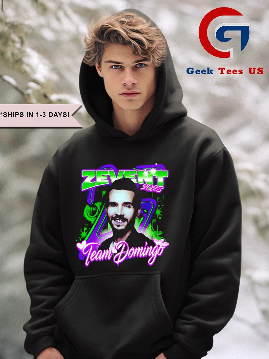 Zevent 2025 Team Domingo graphic shirt