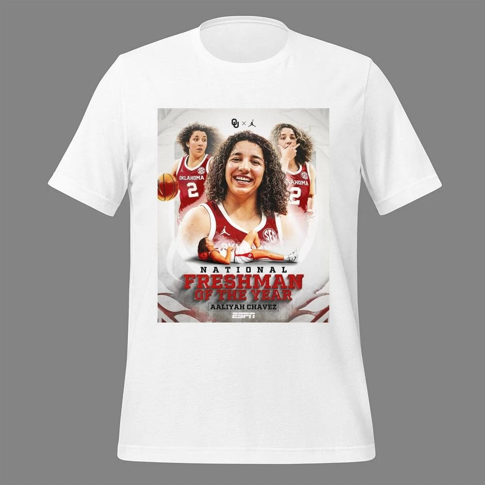 Aaliyah Chavez Has Been Named ESPN National Freshman Of The Year 2026 Shirt
