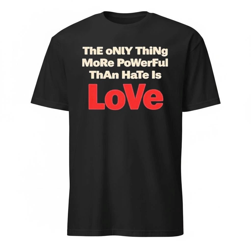 Abolish Ice The Only Thing More Powerful Than Hate Is Love Bad Bunny Shirt