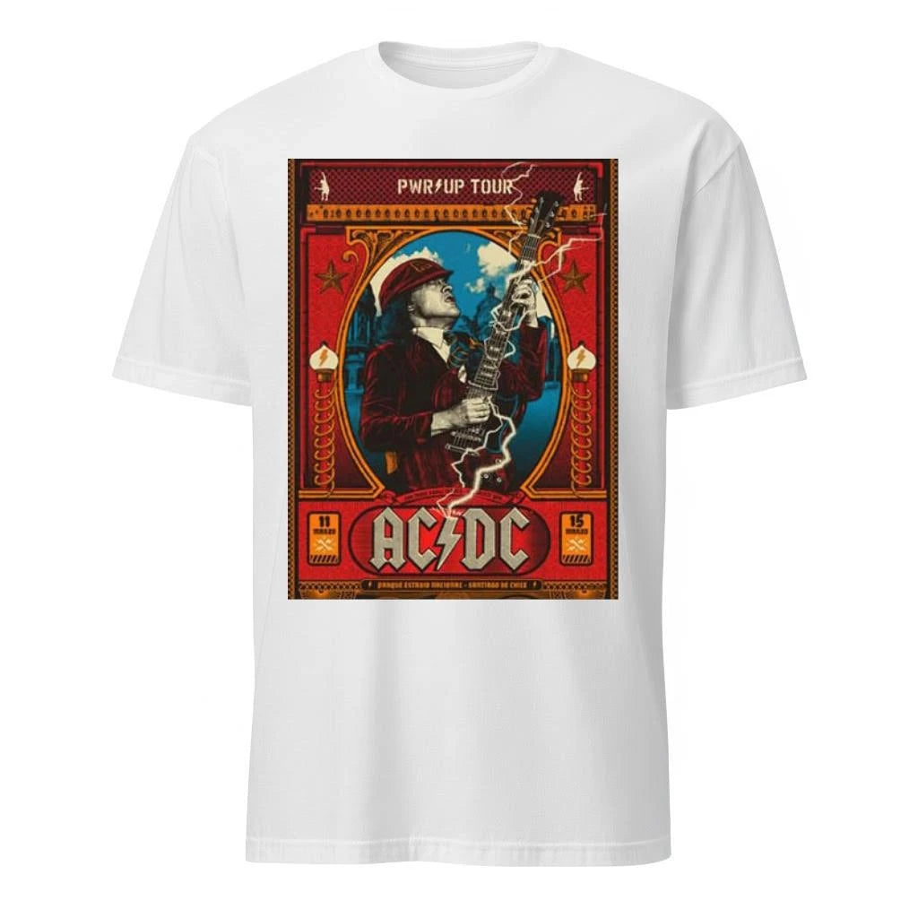 ACDC Chile Pwr Up Tour 2026 Venue Poster At Parque Estadio Nacional On March 11 15 2026 Santiago Chile Shirt