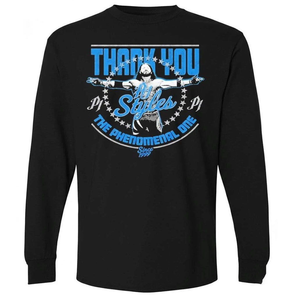 AJ Styles Thank You Greatest Moment The Phenomenal One Shirt