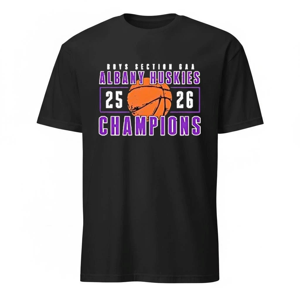 Albany Great Danes Basketball 2025 2026 Boys Section 6aa Champions Shirt