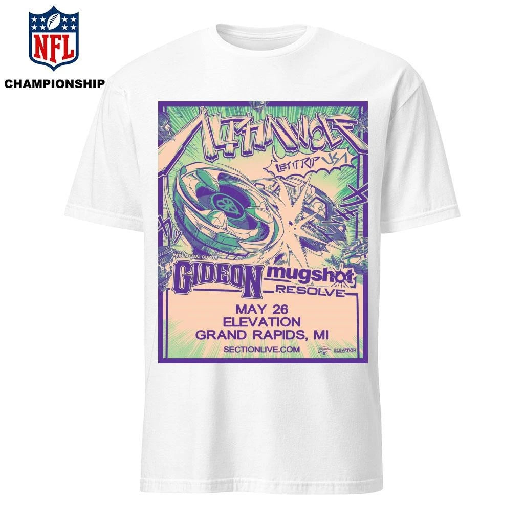 Alpha Wolf Let It Rip USA 2026 Tour City Dates Shirt