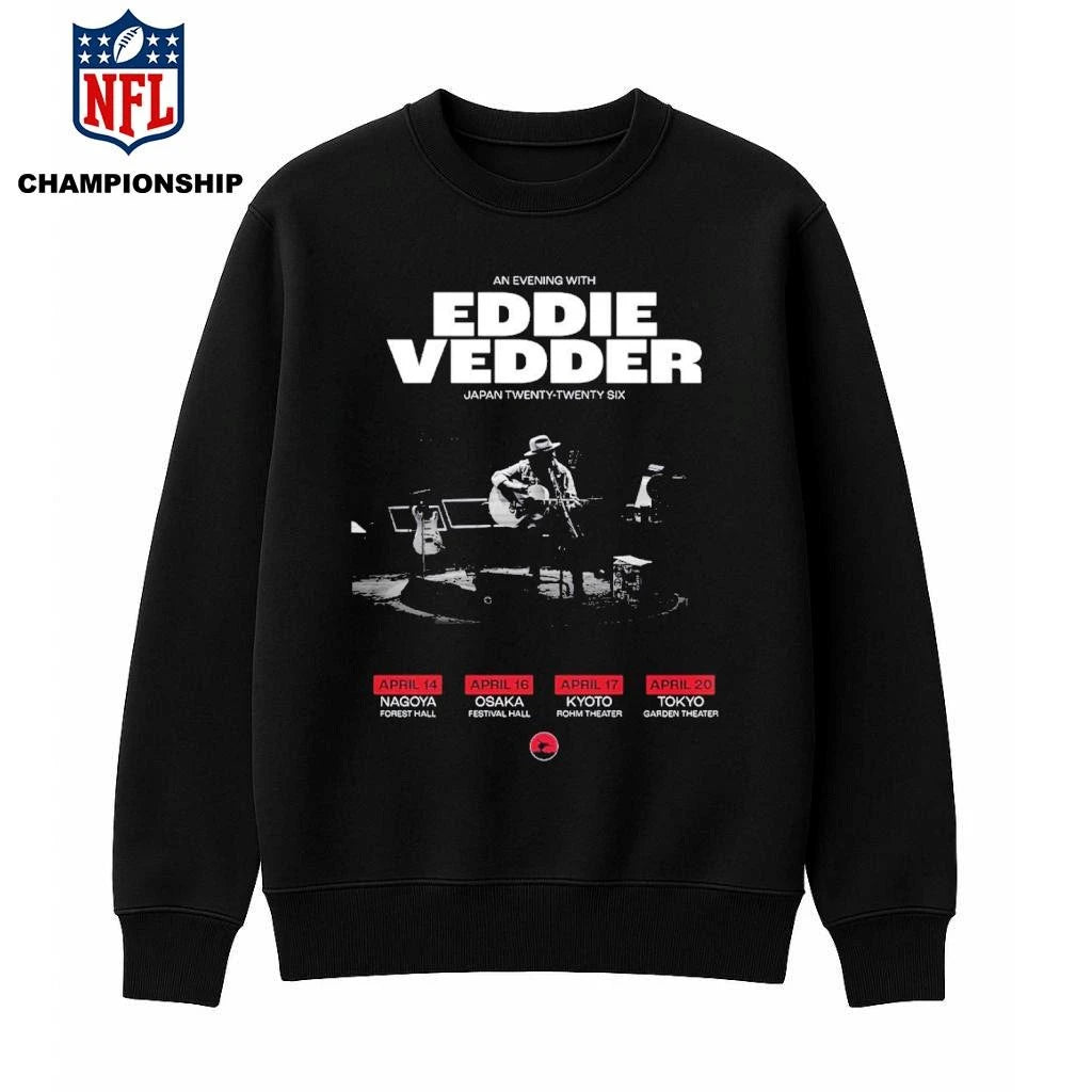 An Evening With Eddie Vedder Japan 2026 Solo Tour On April Shirt