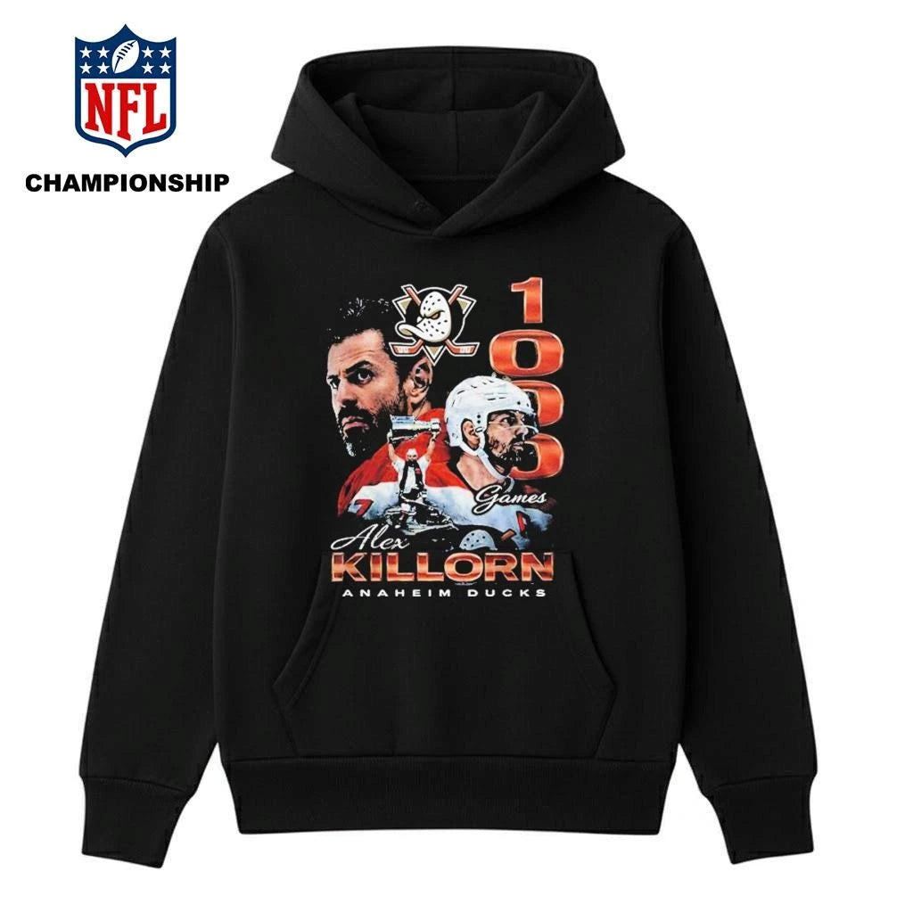 Anaheim Ducks Alex Killorn 1000 Games 2026 A1K Shirt