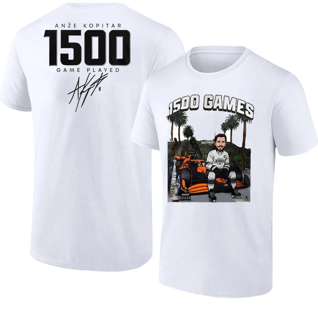 Anze Kopitar 1500 game play T-Shirt