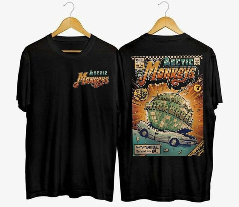 arctic monkeys band 2 sides shirt am album music gift for fans Cotton Menswear Hoodie, Sweatshirt | HypeDripTees.com