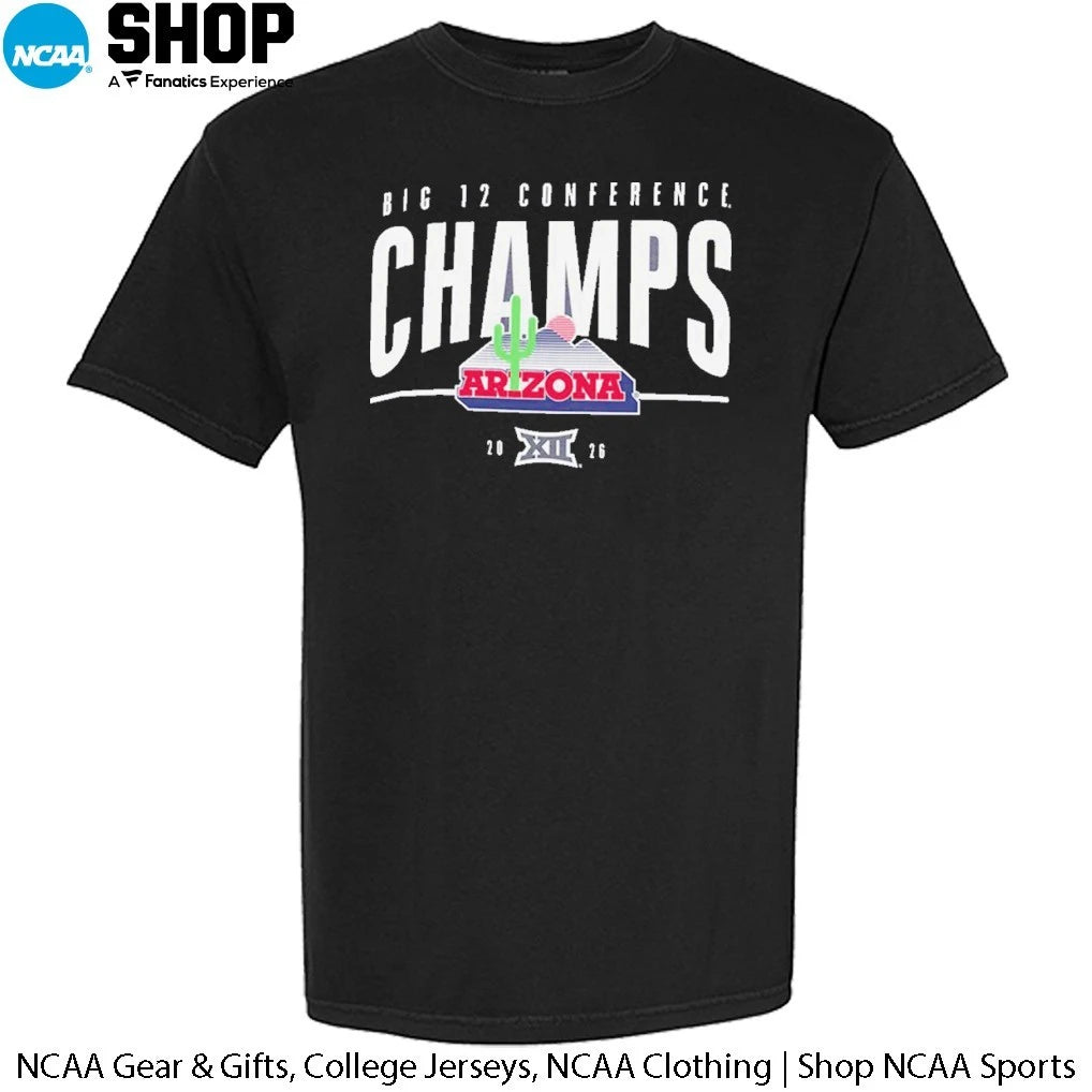Arizona Wildcats 2026 Big 12 Conference Champs T-Shirt