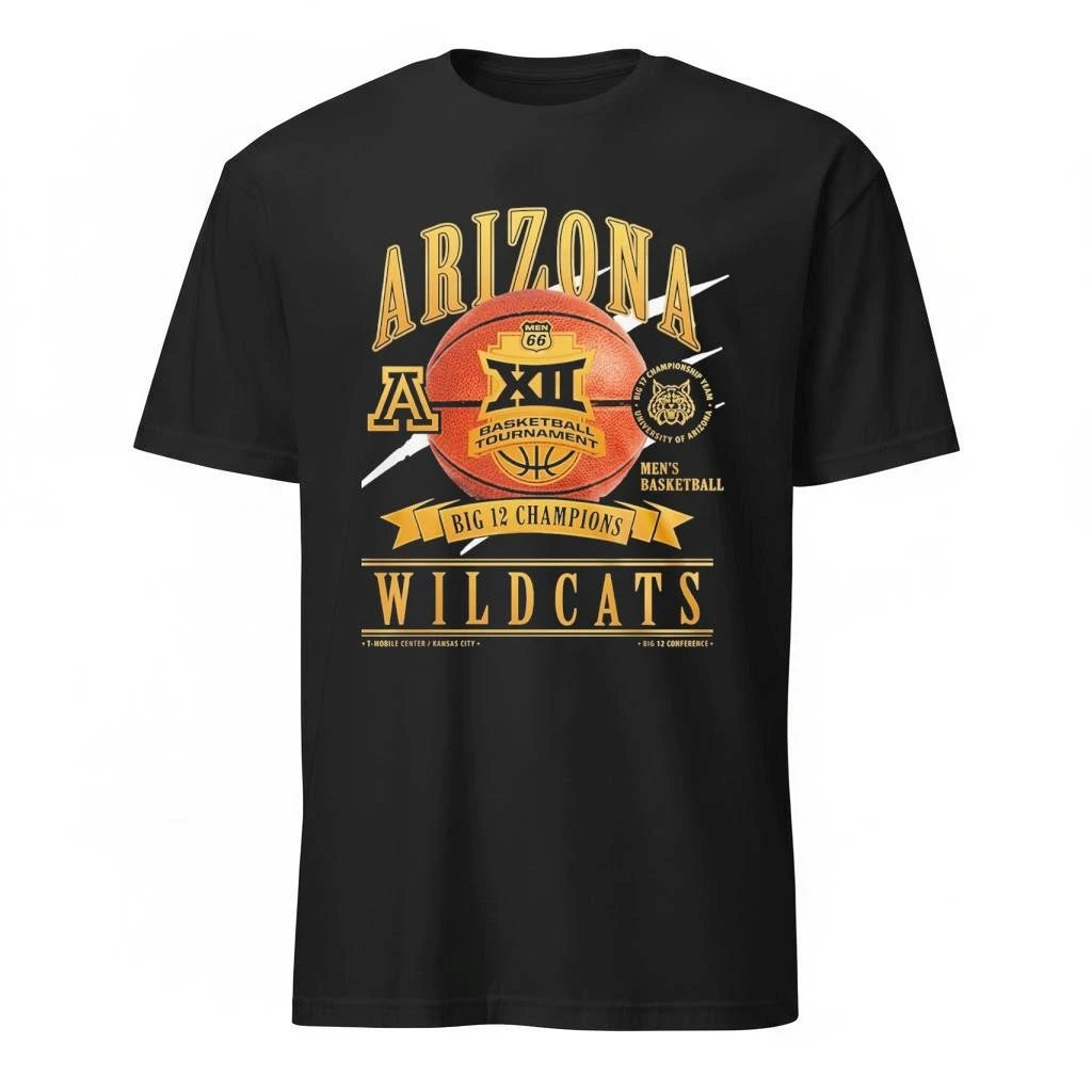 Arizona Wildcats 2026 Big 12 Men’s Basketball Tournament Champions Shirt