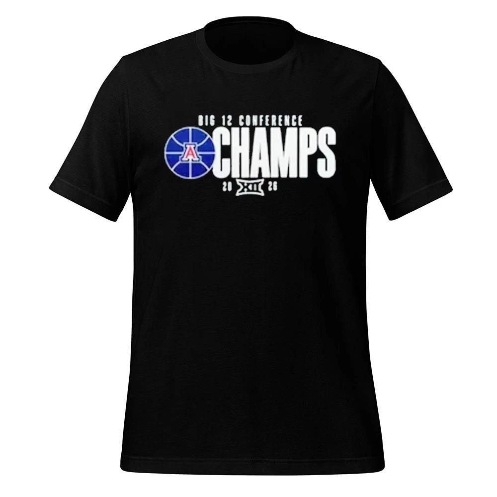 Arizona Wildcats Big 12 Conference Champs 2026 Shirt