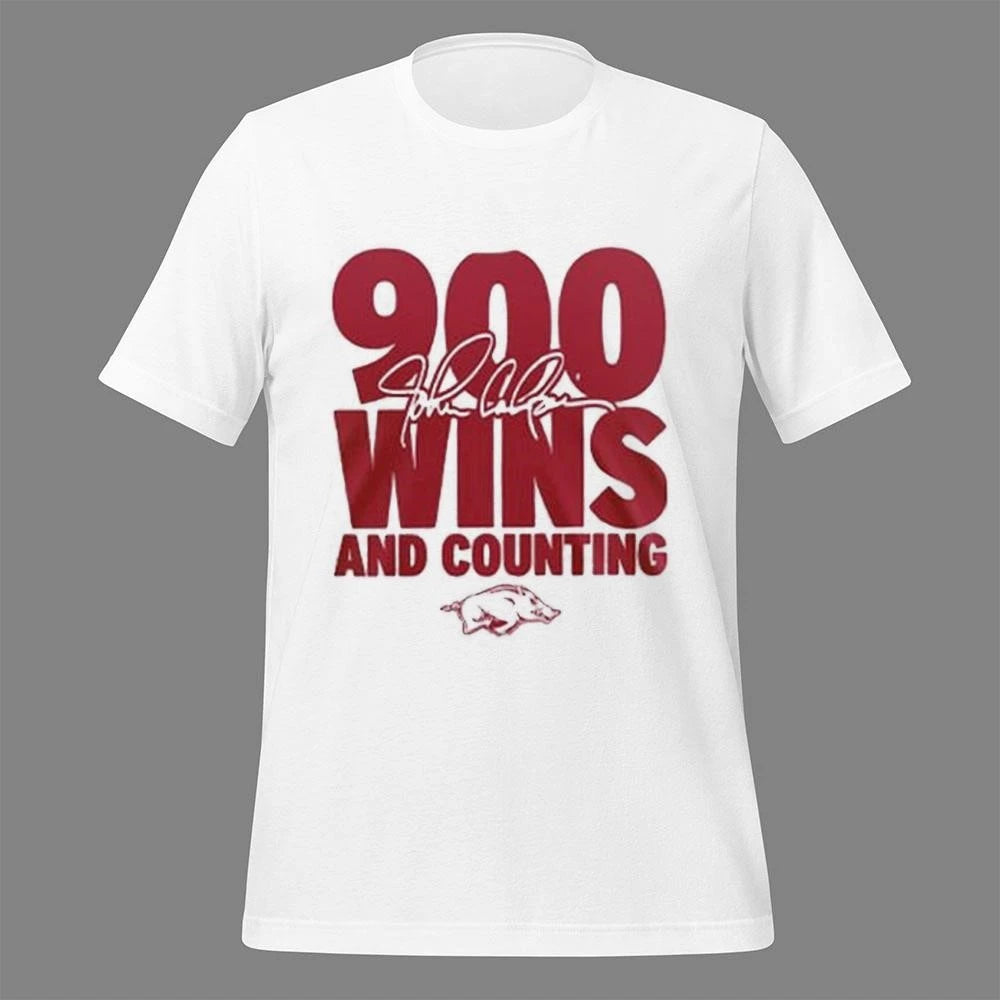 Arkansas Razorbacks Basketball Coach John Calipari 900 Wins and Counting 2026 Shirt
