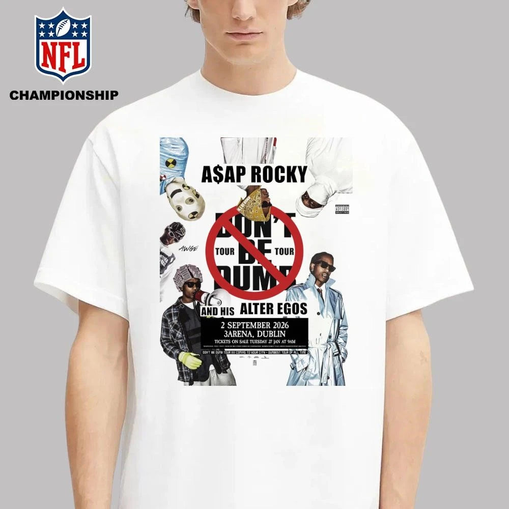 ASAP Rocky Don’t Be Dumb World Tour Poster Shirt