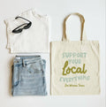 Support Local Custom Tote Personalized City Canvas Bag
