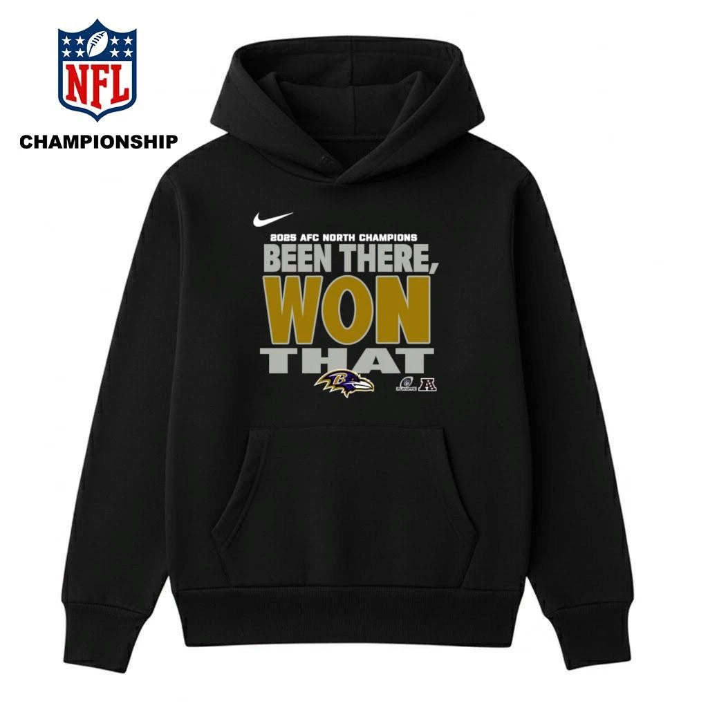 Baltimore Ravens 2025 AFC North Champions Shirt