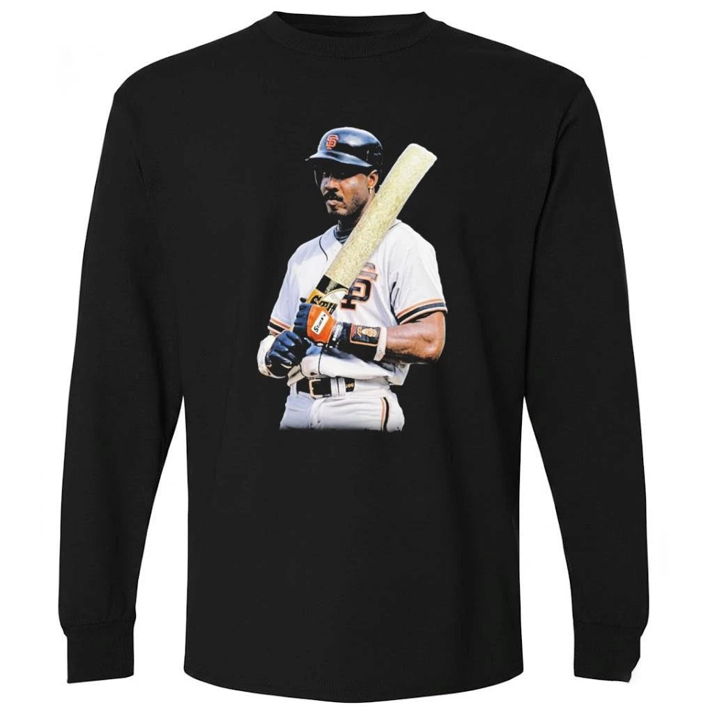 Barry Bonds Wielding A Cannabis Joint Bat Shirt