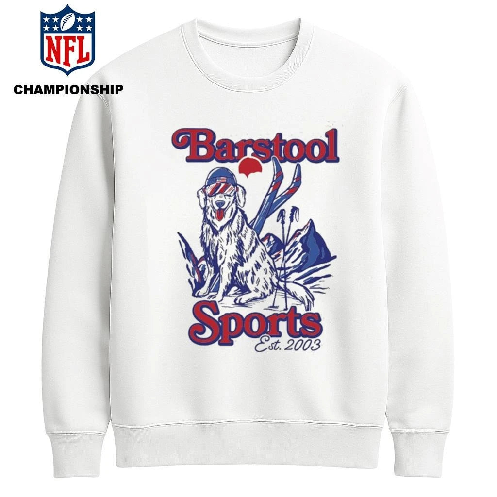 Barstool Sports Dog Ski Mountain Shirt