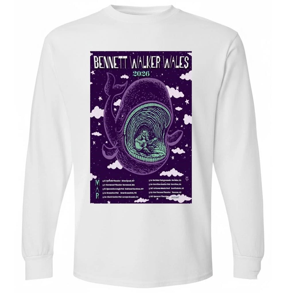 Bennett Walker Wales March 2026 Tour Poster Shirt