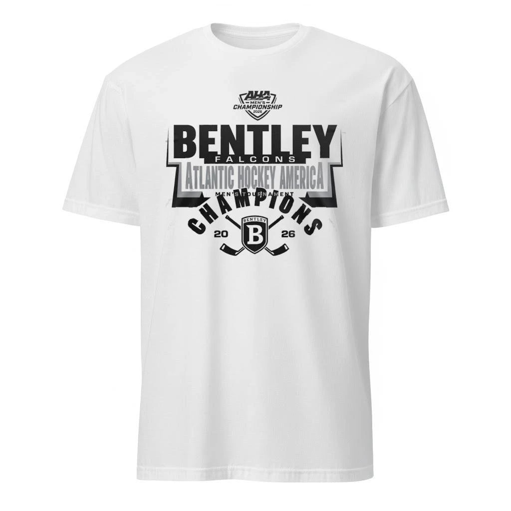 Bentley Falcons Atlantic Hockey America Champions Back2Back 2026 Shirt