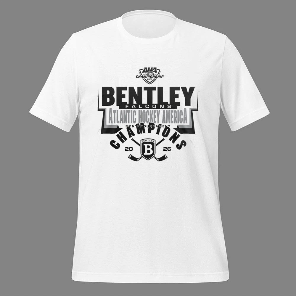 Bentley Falcons Atlantic Hockey America Champions Back2Back 2026 Shirt