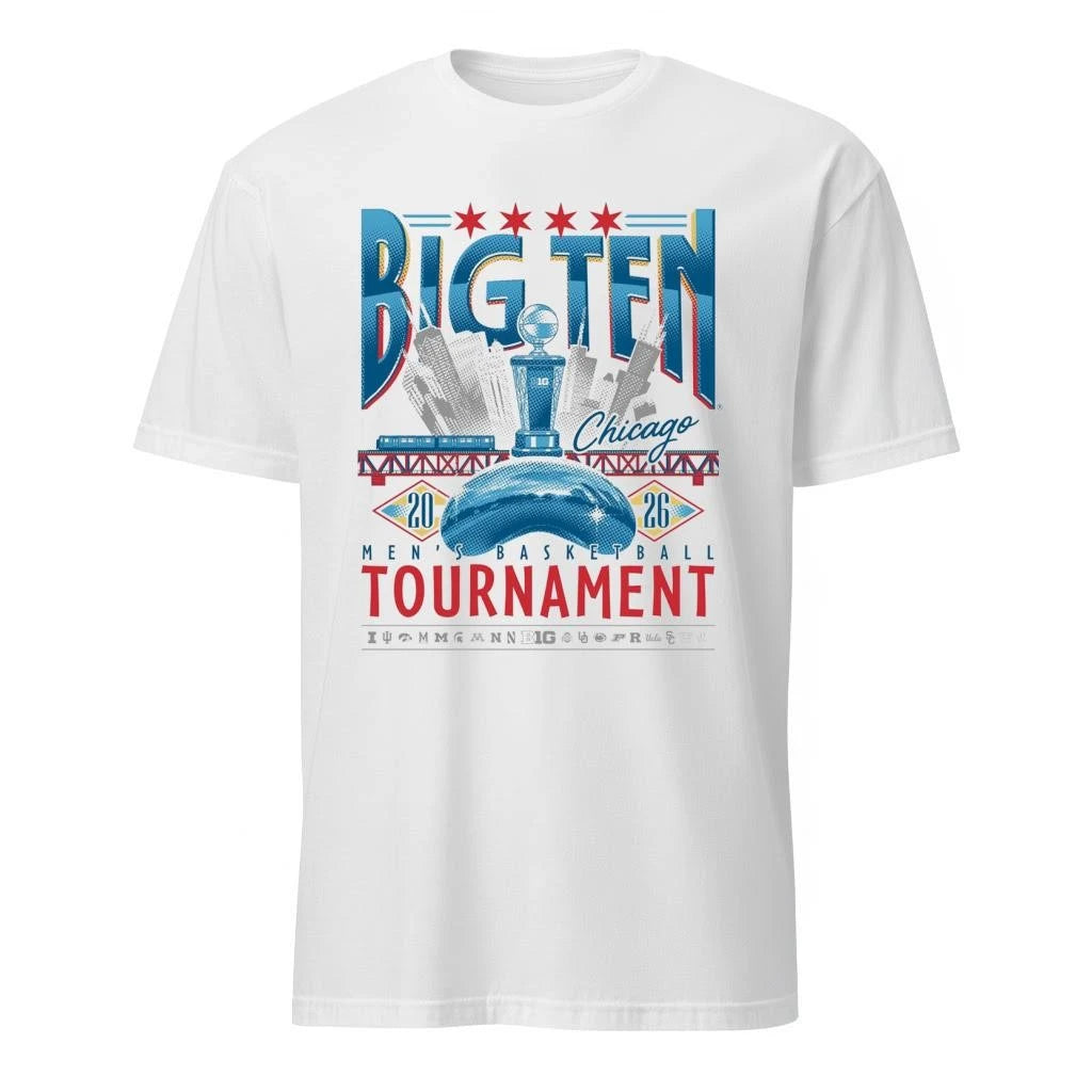Big Ten Men’s Basketball Tournament At United Center In Chicago On March 2026 Skyline Shirt