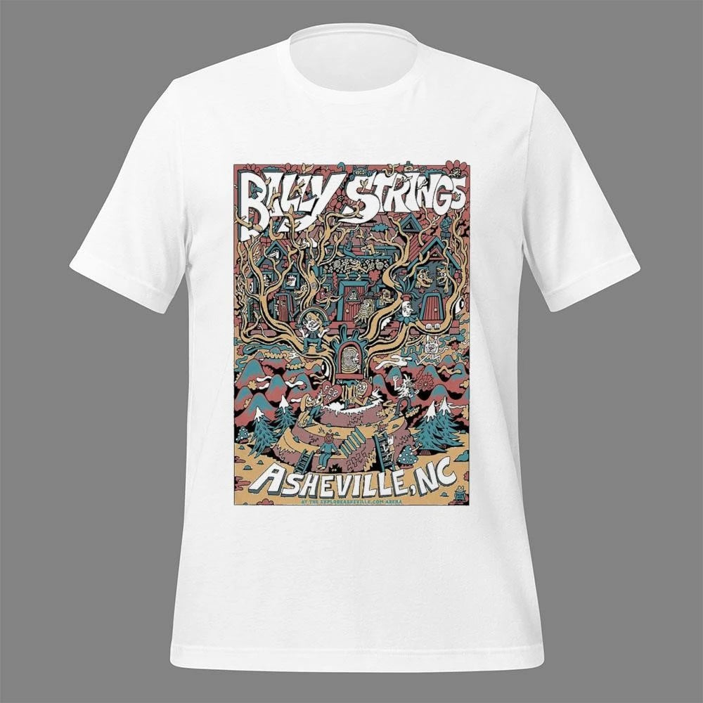Billy Strings ExploreAsheville.com Arena Asheville, NC February 14 2026 Poster Shirt
