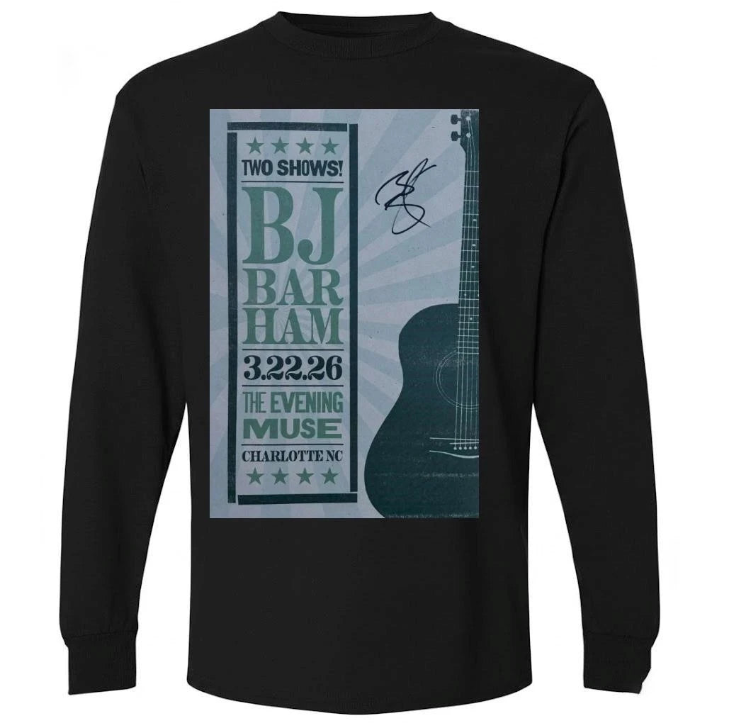 BJ Barham Concert The Evening Muse 3.22.2026 Poster Shirt