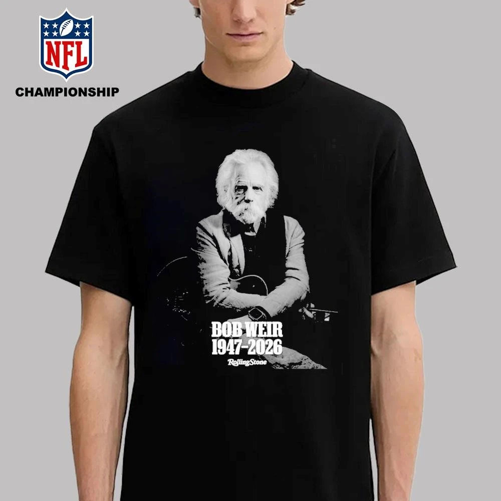 Bob Weir Rest In Peace Rolling Stone Magazine Tribute Thank You For The Memories 1947-2026 Shirt