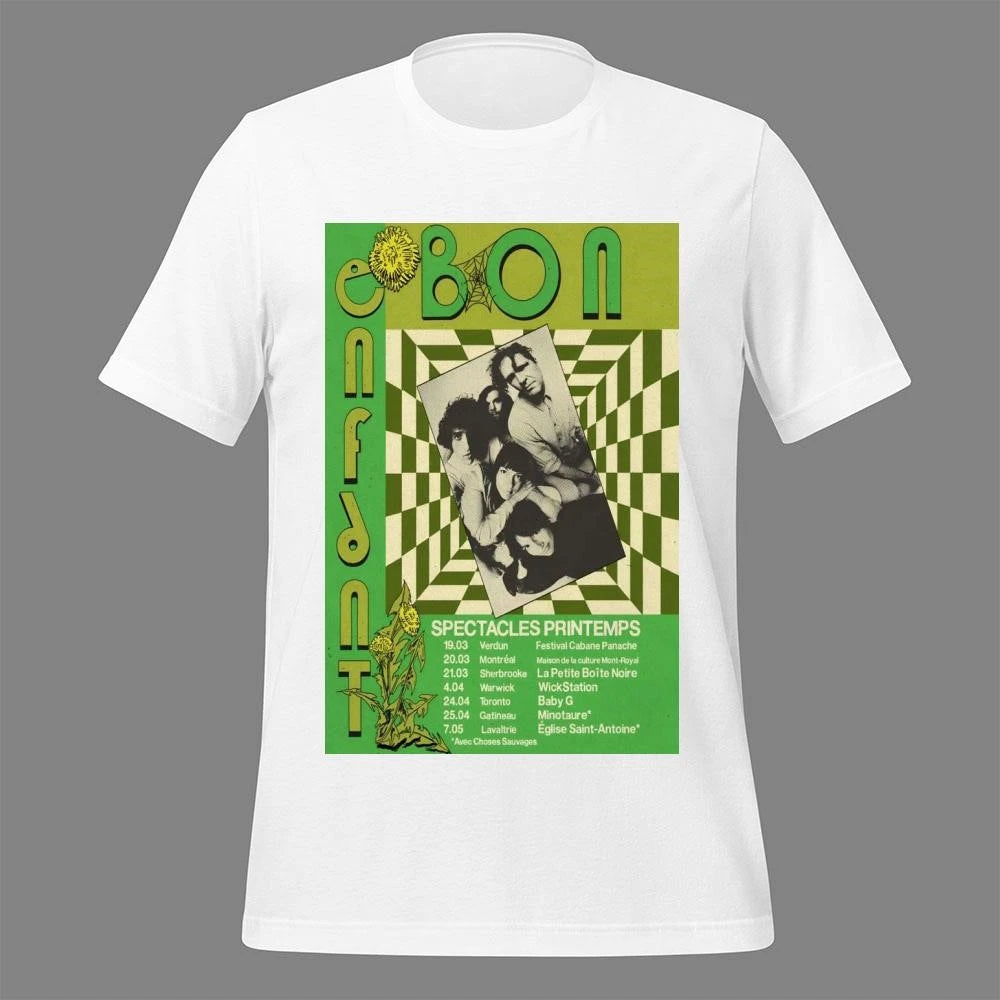Bon Enfant Tour Spectacles Printemps 2026 Poster Shirt