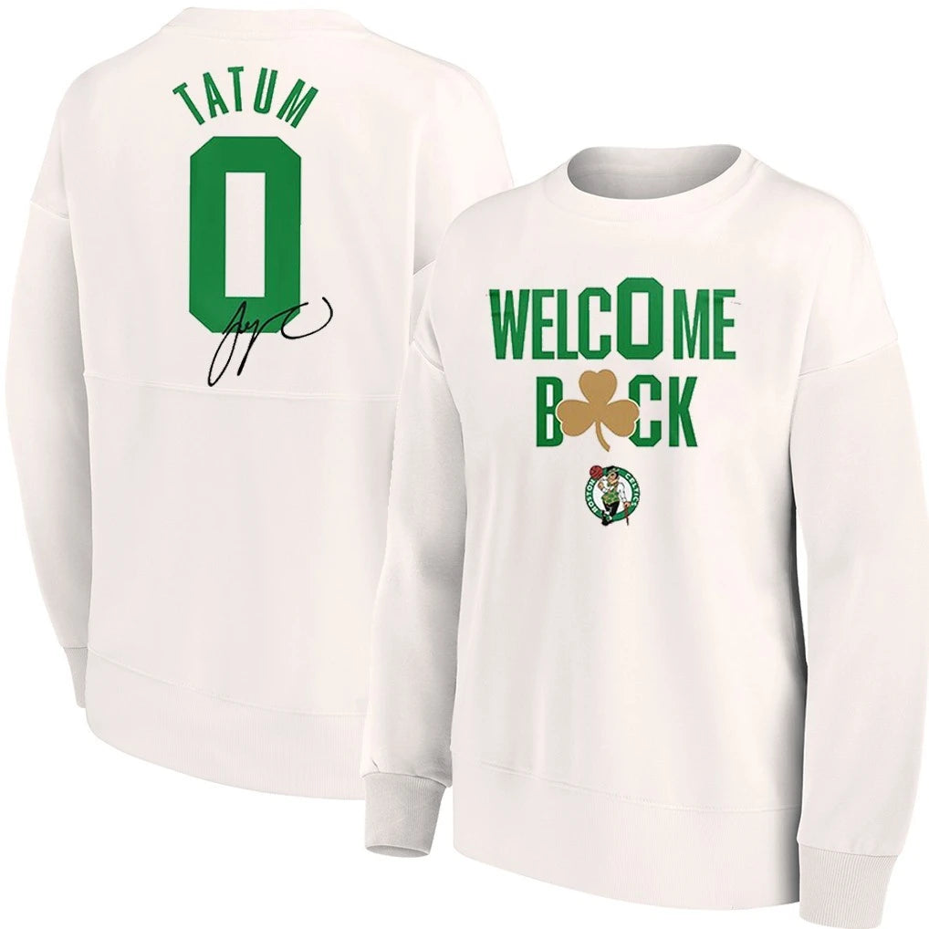 Boston Celtics Basketball Jayson Tatum Back To 0 T-Shirt