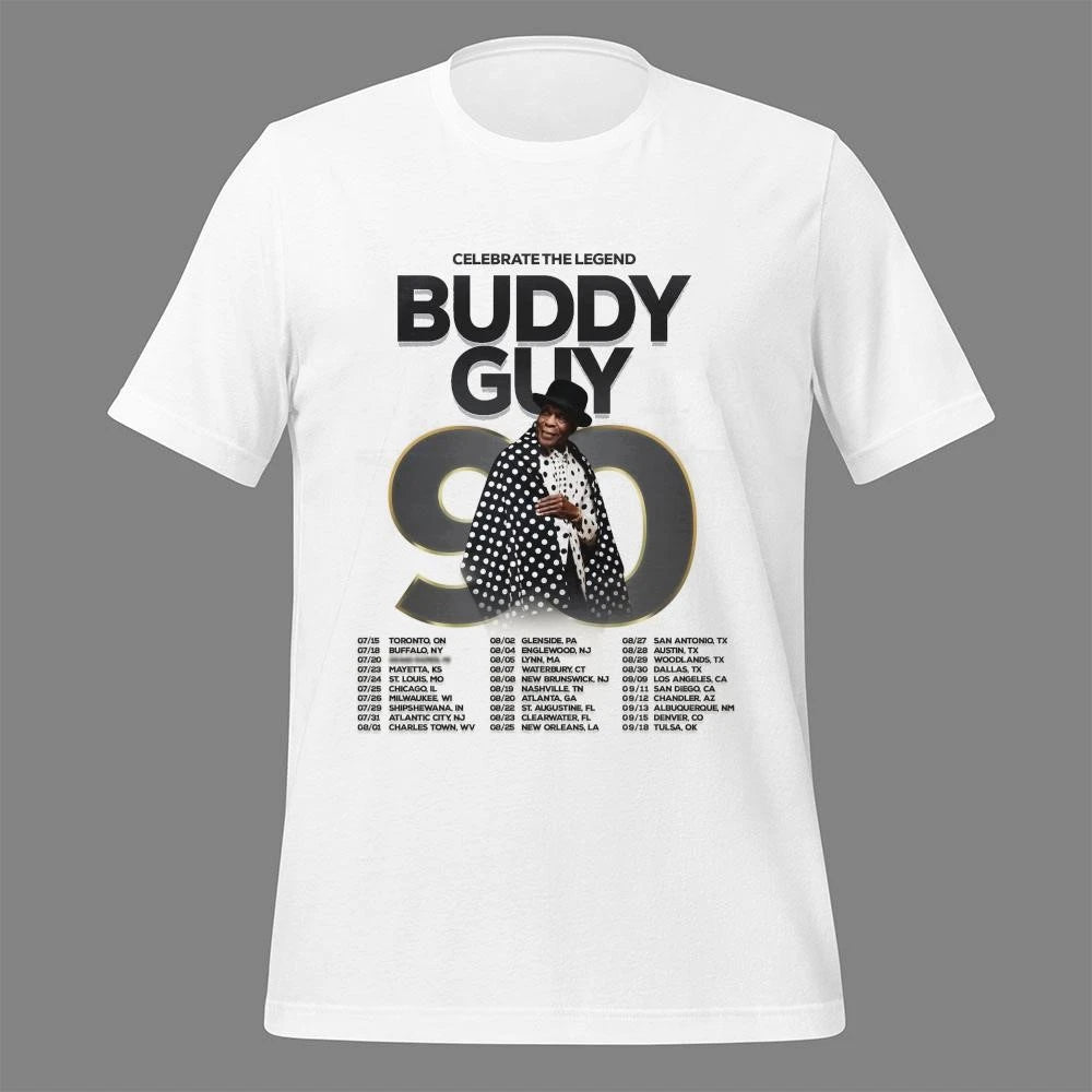 Buddy Guy 90 Years Of The Iconic Celebrate The Legend North America Tour 2026 Schedule Dates Shirt