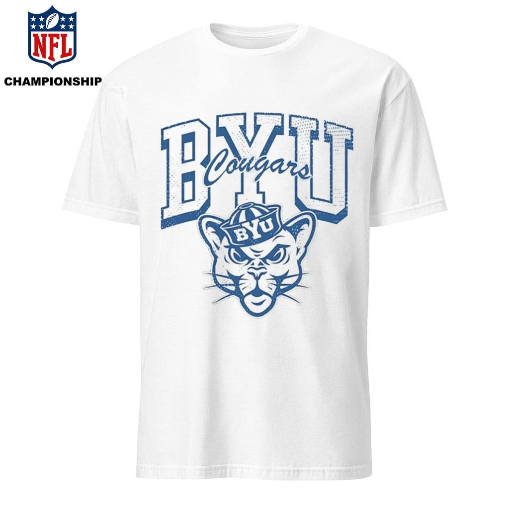 BYU Alma Cougars School Football Name Arch Shirt