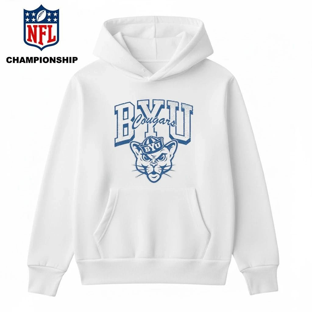 BYU Alma Cougars School Football Name Arch Shirt