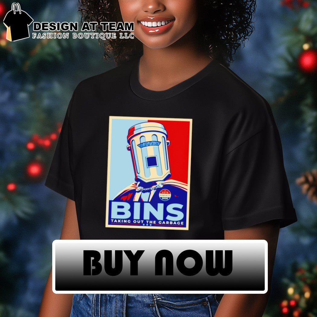 Vote Count Binface Bins Hope taking out the garbage shirt