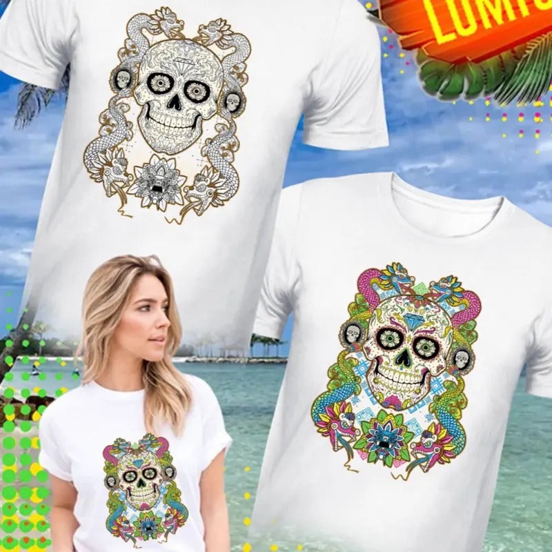calavera quezacolth    T-shirt Cotton White Hoodie, Sweatshirt | HypeDripTees.com