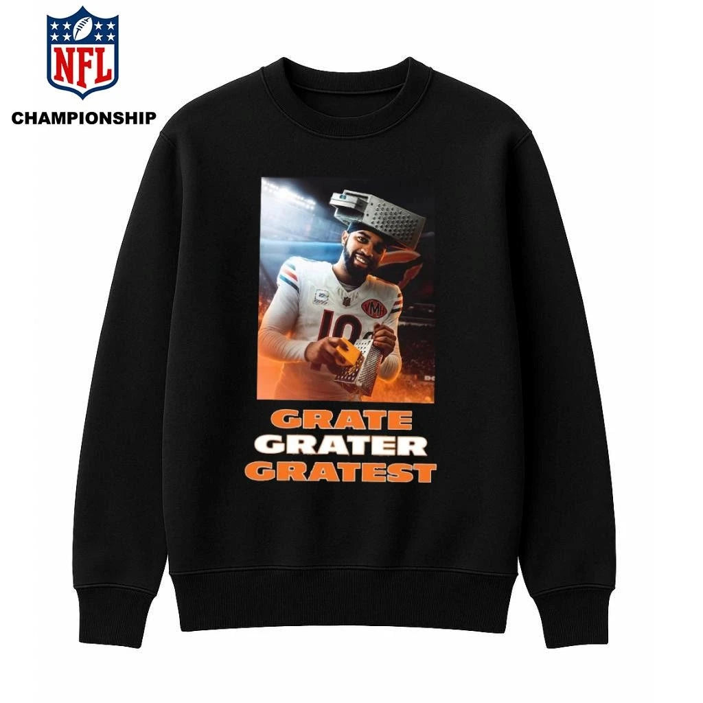 Caleb Williams Grate Chese Grater Gratest Chicago Bear vs Green Bay Packers 2026 Shirt