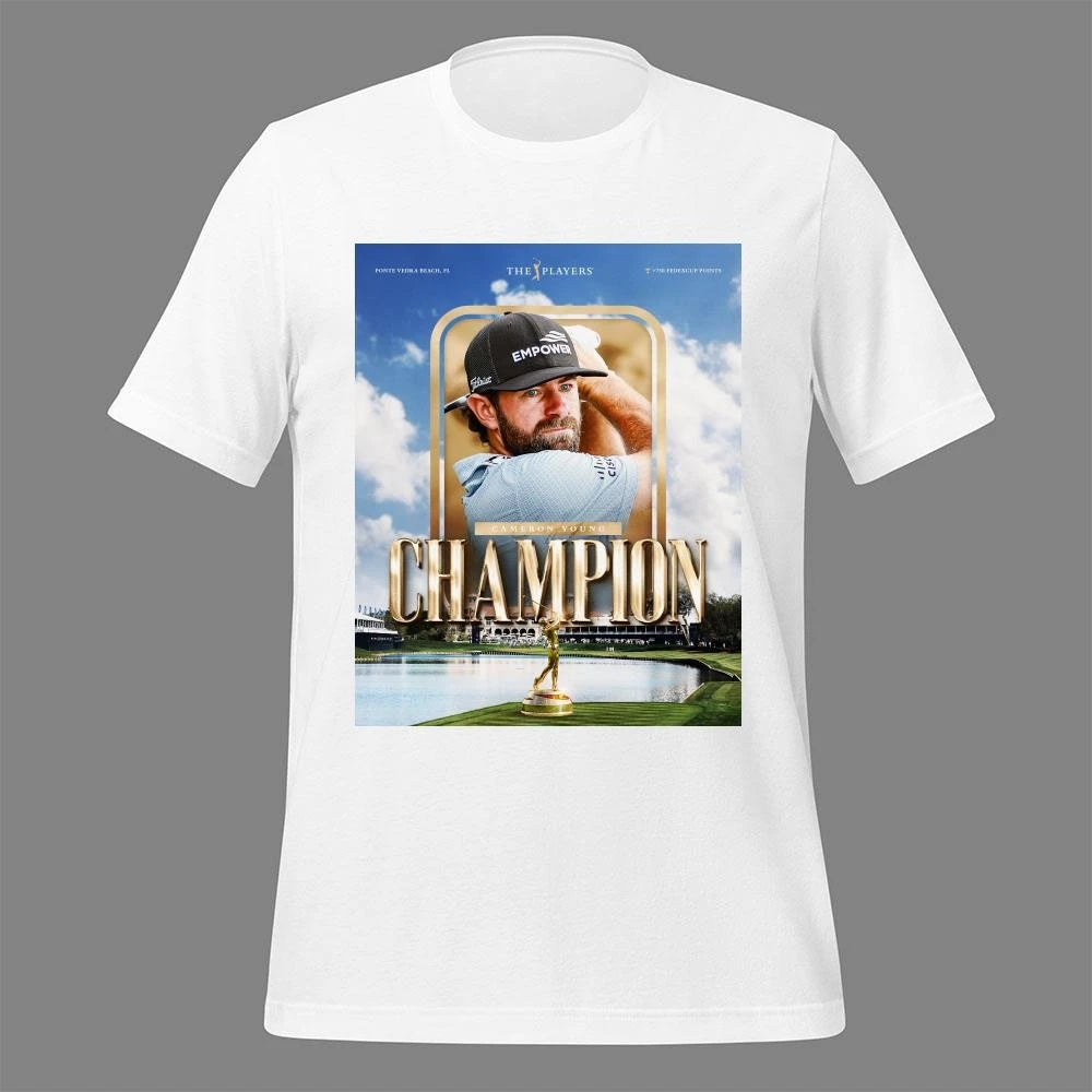 Celebrates Cameron Young Champions The Players 2026 Shirt