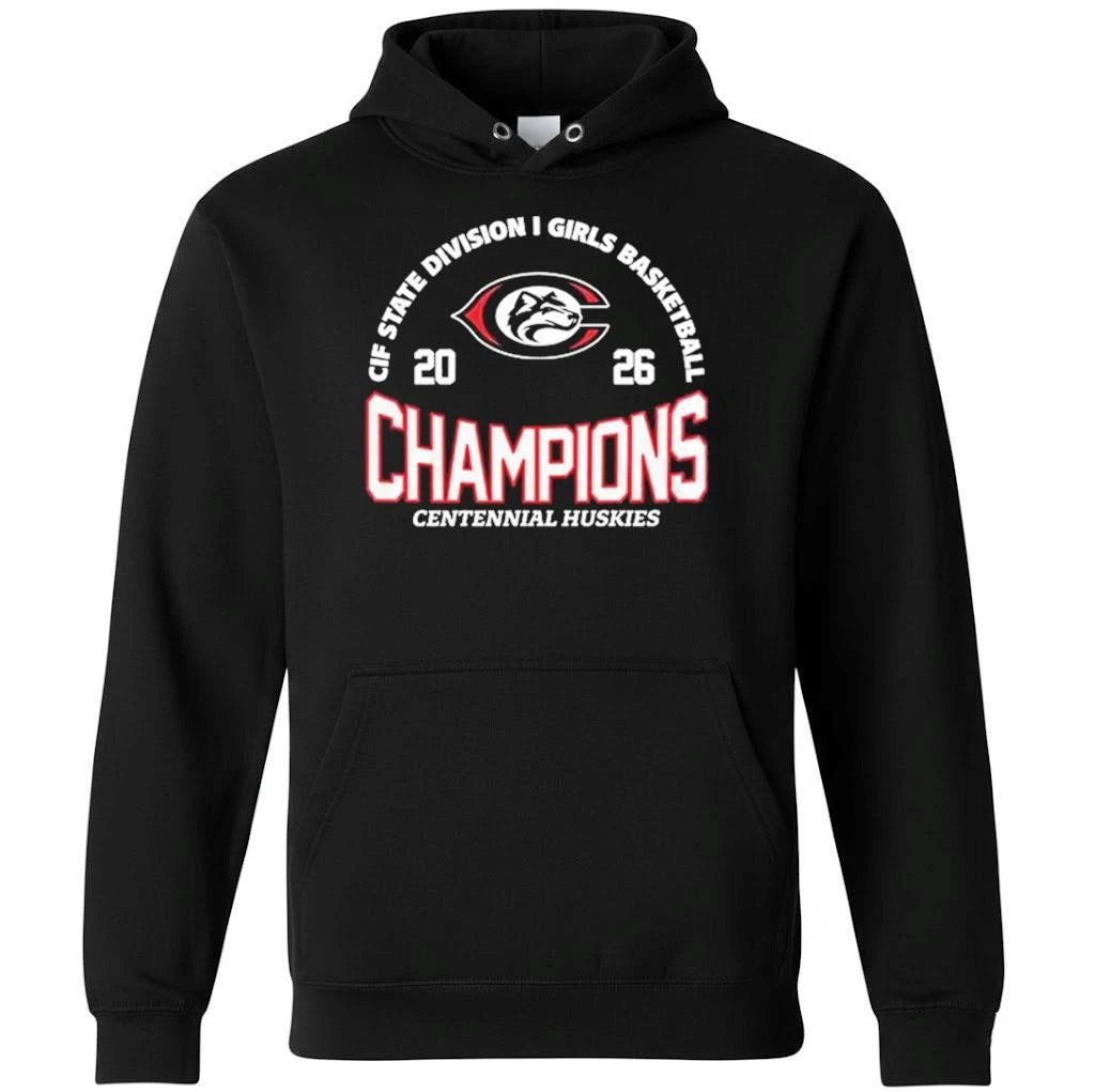 Centennial Huskies CIF State I Girls Champions Basketball 2026 Shirt