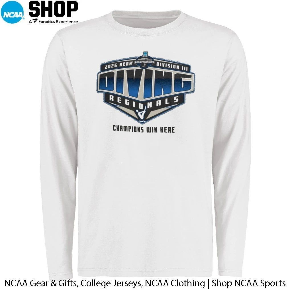 Champions Win Here 2026 NCAA Division III Diving Regionals T-Shirt