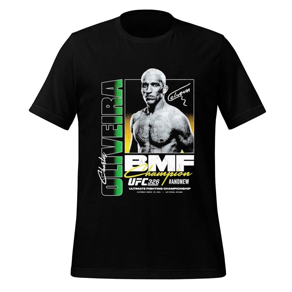 Charles Oliveira UFC 326 AndNew BMF Champion Boxy Shirt