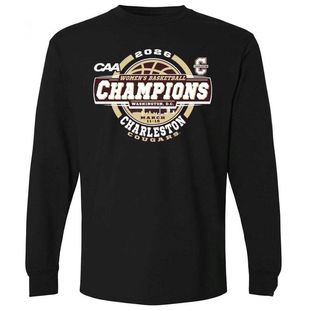 Charleston Cougars 84 Unisex 2026 CAA Women’s Basketball Tournament Champions  Shirt