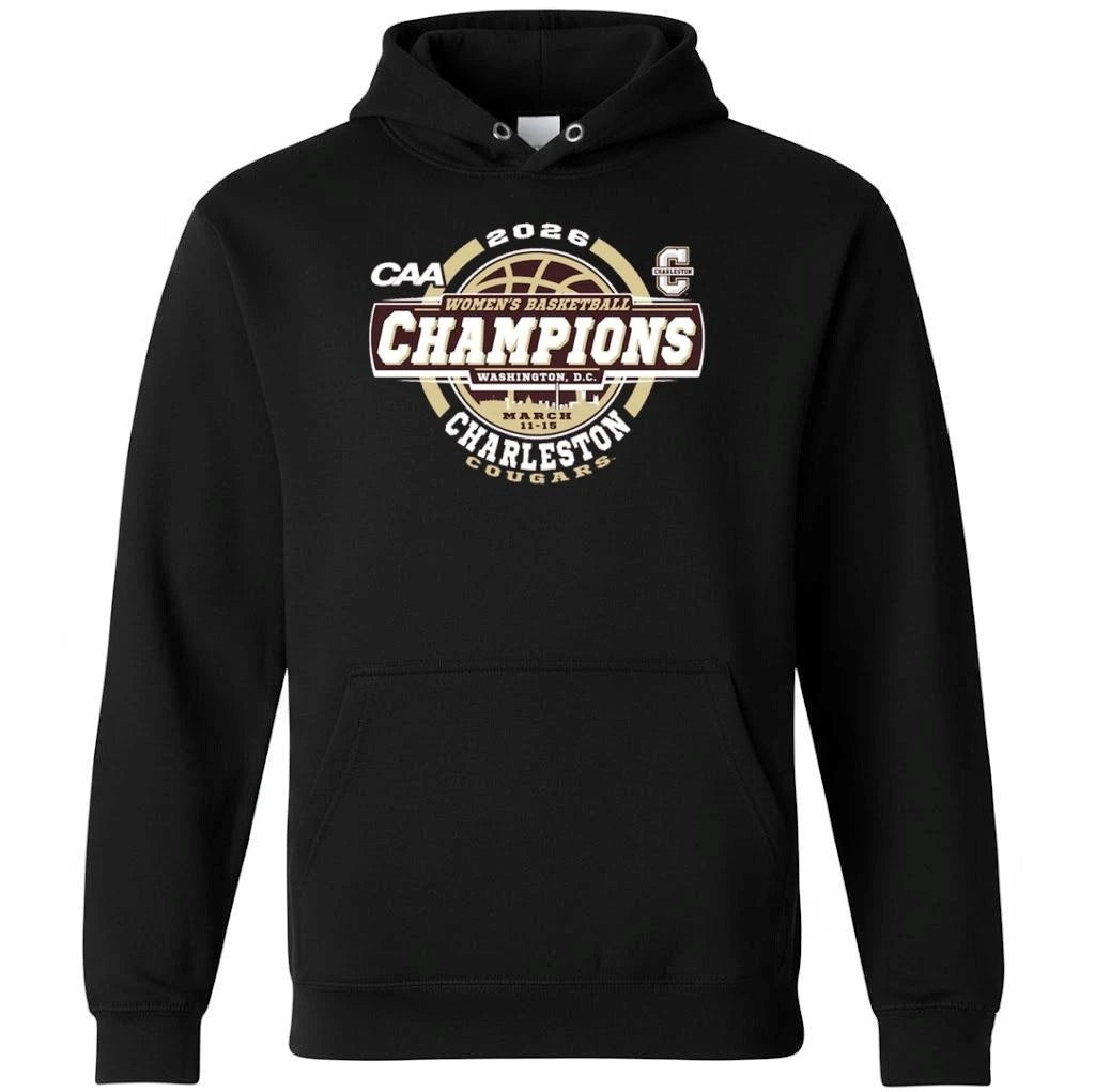 Charleston Cougars 84 Unisex 2026 CAA Women’s Basketball Tournament Champions  Shirt