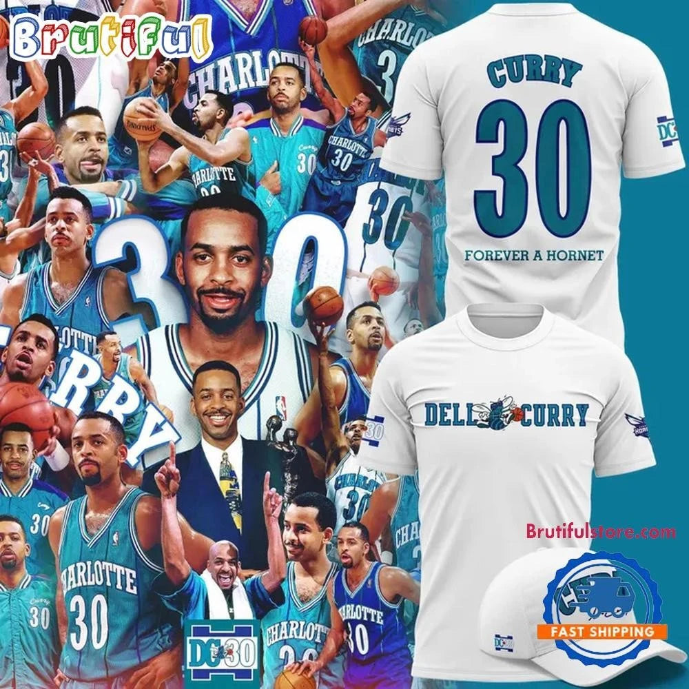 Charlotte Hornets Dell Curry Forever A Hornet 2026 Shirt